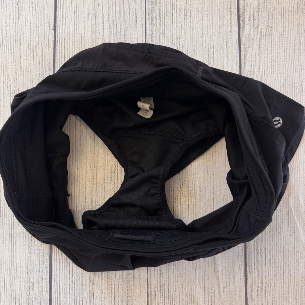 Lululemon Speed Up Shorts Black Size 4 High Rise Lined Running Athletic Workout - Picture 4 of 6
